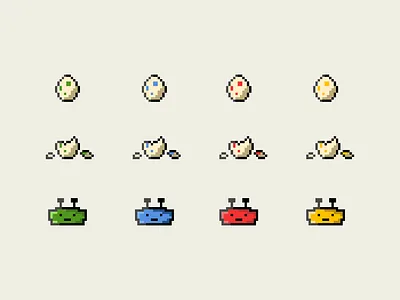 Pixel Alien vector