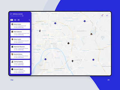 Map 029 admin daily ui delivery map web app