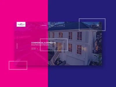 Heavensent Elecrical - Web Design branding design graphic design identity illustration illustrator type typography ui web