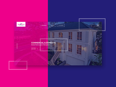 Heavensent Elecrical - Web Design branding design graphic design identity illustration illustrator type typography ui web
