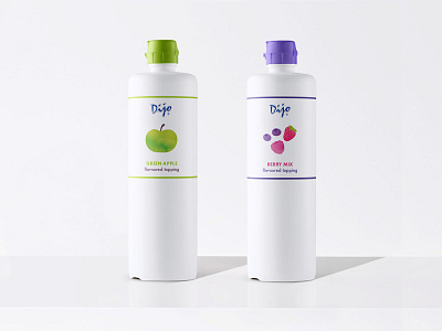 Dijo packaging concept apple berries bottle label branding clean design food packaging fruit fruit illustration label label design minimal label minimal packaging minimalism packaging sauce bottle sauce bottle design sweet sauce