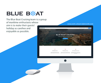Rent-a-boat Dubrovnik bootstrap frontend web design website website design