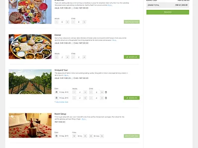 Enrichment & Add-Ons add ons add ons hotel add ons bookings