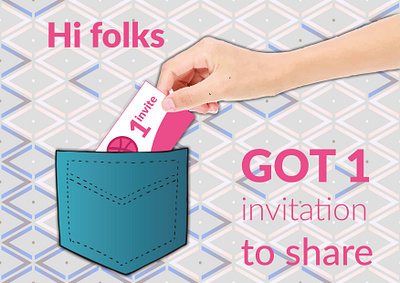 Dribbble Invite Giveaway illustration invitation invite