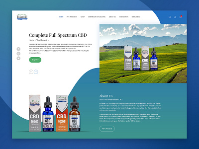 Tincture's website home page creative design creative website ecommence ui website