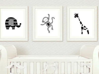 Baby Animal Illustration animals baby graphic design illustration vector