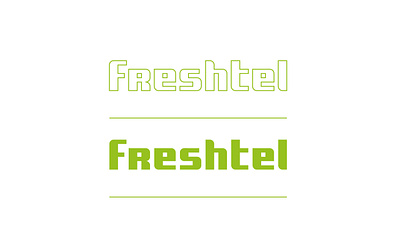 Freshtel / Logotype 4g branding design freshtel geometric identity logo logotype logotype design variative визуальная идентификация разработка логотипа