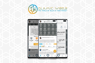 IslamicWorld Mobile App Ui Design adobe xd android app android app design app design islamic islamic app islamic design islamicworld mobile app design muslims app ui ux