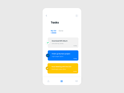 Tasks design illustration ui