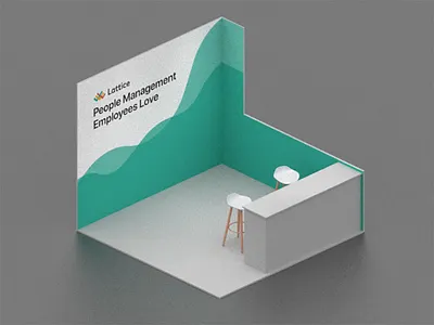 Lattice Booth 3d booth process