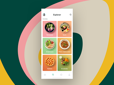 AlgoSano algosano app bold branding clean design food green healthy hellohello interface ios minimal onboarding pink simple ui ux white yellow