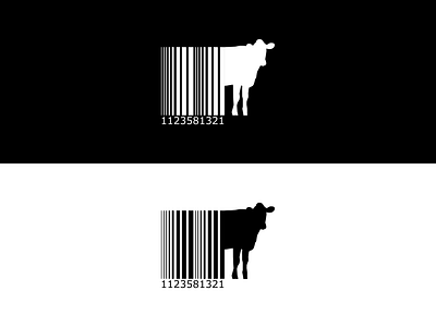 Cowcode animal art artwork barcode cow dailylogo design digitalart illustration illustration art inspiration logo logodesign logoinspire logotype milky vector