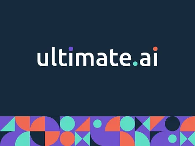 Finished brand route for Ultimate.ai brand agency brand and identity branding branding and identity branding concept design digital agency logo web agency