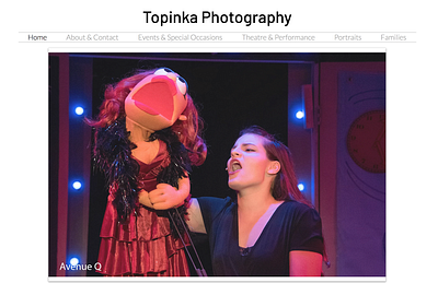 Topinka Photography (Full Website Design) brand design brand identity branding content strategy design photography website user journey