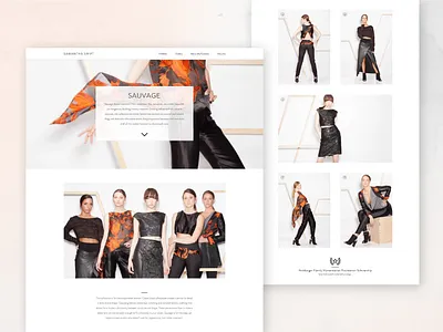 Fashion Website concept design fashion fashion design web website website concept