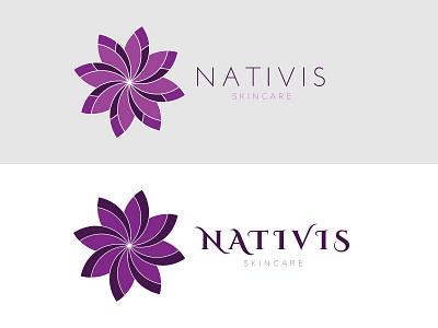 Nativis Skincare design logo
