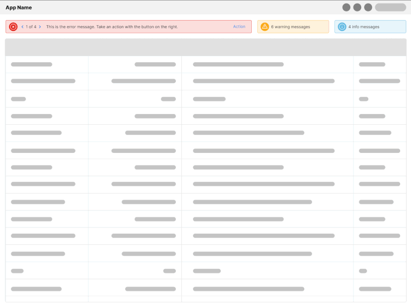 Multiple Alerts on a single page alerts clean ui easy to reach enterprise ux flat flexible inline multiple alerts problem solving ui webapp webdesign