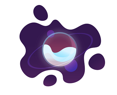 Saturn art design flat illustration logo ui ux vector web