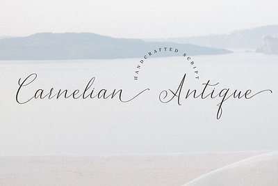 Carnelian Antique - Script calligraphy elegant font font design script script font scripture typography