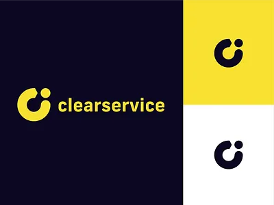 Clear Servie logo brand branding clear icon logo mark minimal service symbol