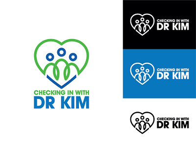 Dr Kim Logo brand branding design doctor fiverr identity logo logo branding media social social media