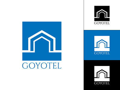 GOYOTEL Logo branding design designer expert fiverr icon logo logo branding media real estate social social media technology