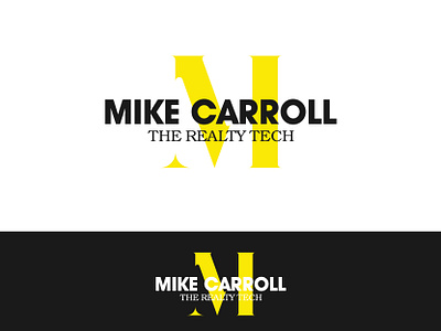 Mike Carroll Logo brand branding design expert fiverr graphics identity logo branding media real estate social social media technology typography