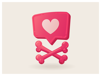 Deadly addicted.. ai design icon illustration like minimal sarcasm social media socialmedia vector