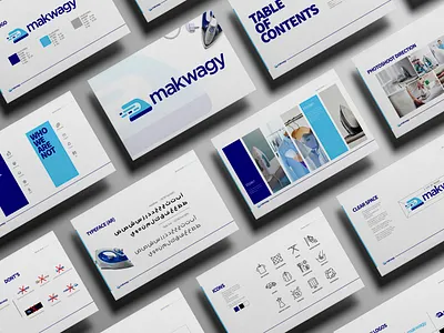 Makwagy Brandbook brand brand design brand identity brandbook branding branding design design designer fiverr graphics identity logo logo branding social media