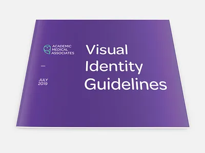Academic Medical Associates Visual Identity Guidelines brand design brand guide brand guidelines brand identity brand identity branding branding design visual identity visual identity brandbook visual identity design