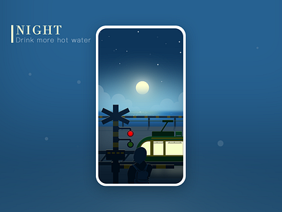 night night ui 插图 颜色，组合物