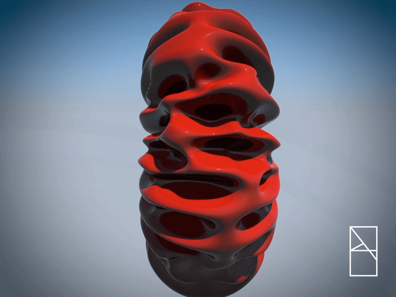 Type • Q 3d animation cinema4d maxonc4d modern motion graphics red redshift rendering typography
