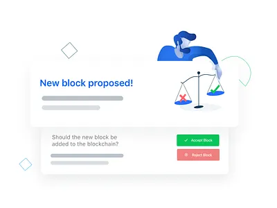 Block Proposal blockchain design illustration