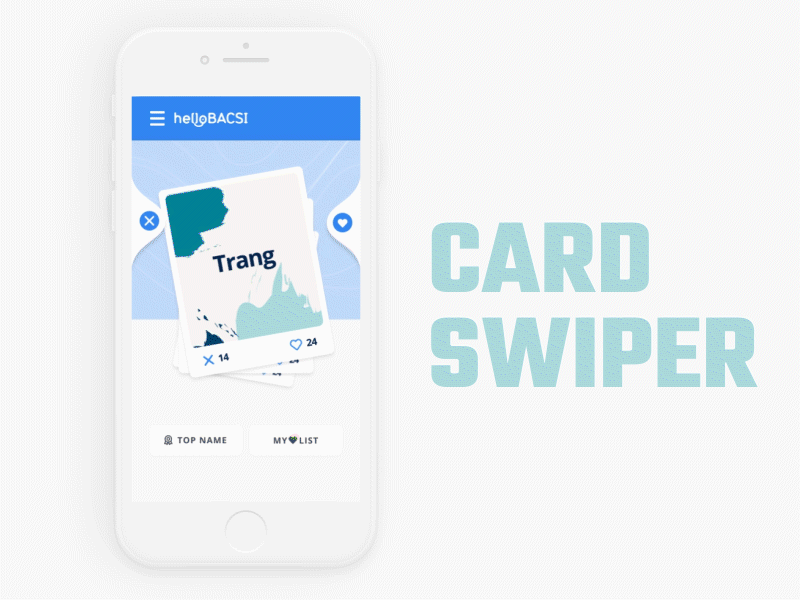 CARD SWIPER:: animated animated gif animation card slider vietnam webdesign