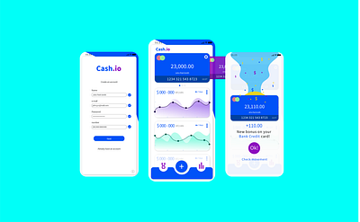 cashio app app cash crypto data graphics