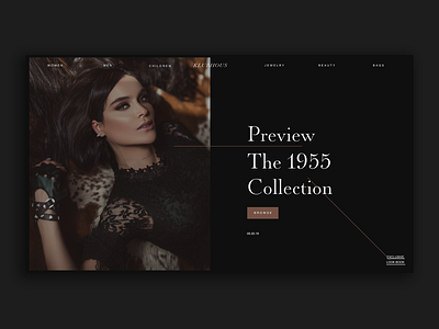 Klubhous Fashion Website adobe xd fashion fashion website homepage homepage design interface minimal typography ui ux web design website