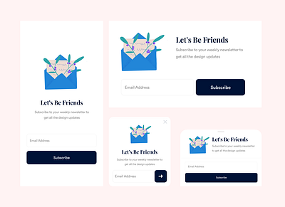 Newsletter adobexd dailyui illustration newsletter newsletter design ui uidesign uiux uiux design ux uxdesign