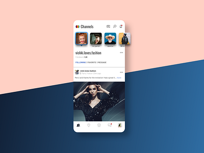 AppDesign - Mylivn carousel channel social app social network ui uiux 社交