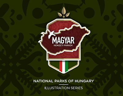 National Parks of Hungary badge badges behance branding icon identity illustration logo logo design national park pin series vector