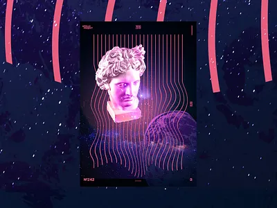 Stars Eyes Poster #242 creative process