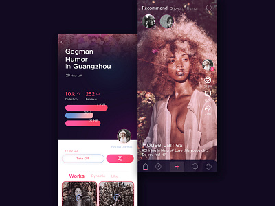 Pink Fish Video App app ui video