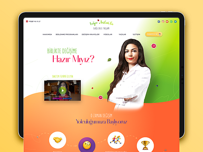 Dietitian Website Design design dietitian green healty ui ux website