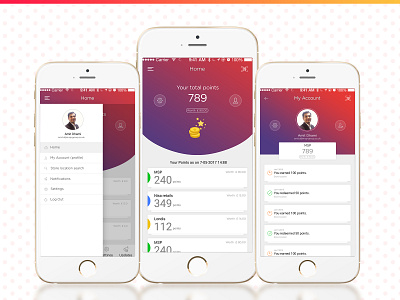 Loyalty Product , Reward Point app app design flat ios product design ui user interface ux