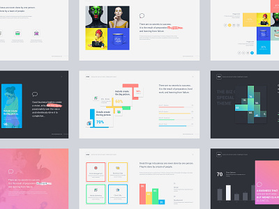 BizOne - Creative & Multipurpose Presentation Template business clean corporate creative easy goals infographic minimal modern multipurpose presentation professional simplesmart smart special ui unique ux vector