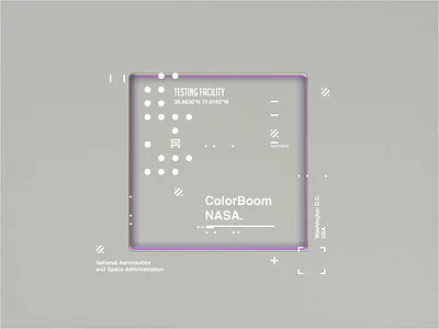 NASA l ColorBoom. animation cinema4d gradient helvetica motion octane scifi space spaced