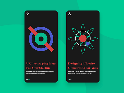 Onboarding: Solar System app design concept ios mobile app design onboarding ui screens ui uiux