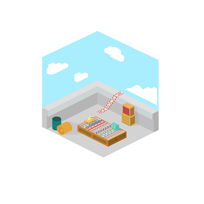 Isometric Illustration (Euphoria - JK) affinity designer bts design illustration isometric isometric illustration ui