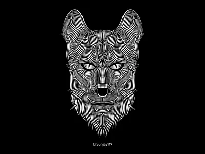 The Dog branding design illustration logo 徽标 插图