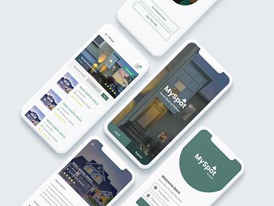 MySpot - Hostel Booking App For Students android app booking app bookings dailui design hostel hotel hotel booking ios social ui ux uxui web