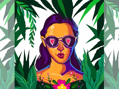 Go wild adventures art artprint bold design graphic design illustragram illustration illustrator jungle vector wild